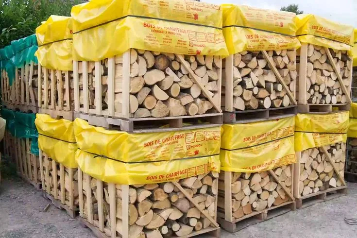Palettes de bois de chauffage ENVIBUCHES